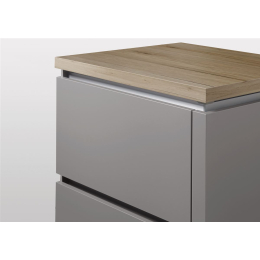 Poignée profilée aluminium 002 Aspect acier inox