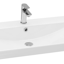 Plan vasque Nubi Céramique blanc brillant 80 cm