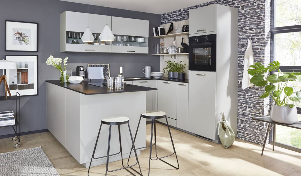 Touch Laque laminate gris pierre super mat