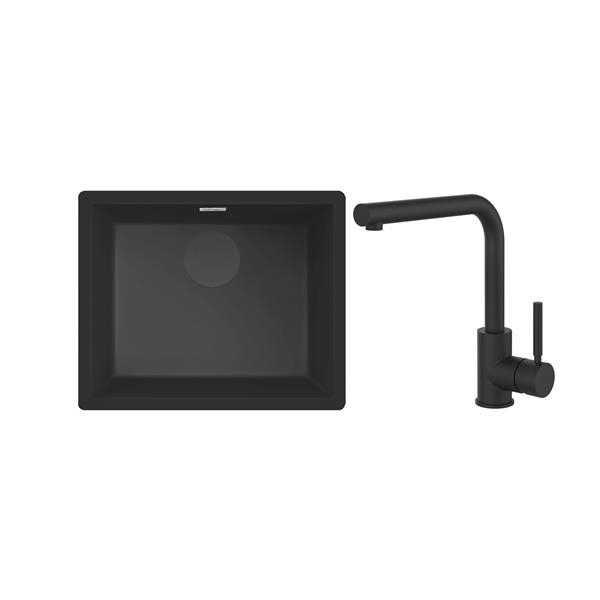 Pack évier + mitigeur PACKNEUTRONNOIR