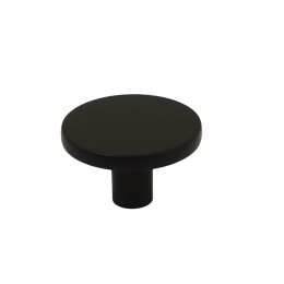 Poignée Bouton rond noir 379