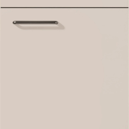 Façade Laque laminate gris soie brillant