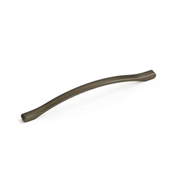 Poignée fine courbe métal vieilli