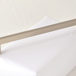 Poignée fine arrondi métal vieilli