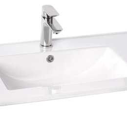 Plan vasque Céramique blanc brillant 120 cm