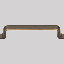 Poignée métallique couleur fer antique 280