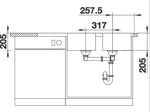 Evier 523036