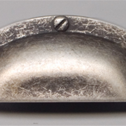 Coquille rétro métal vieilli