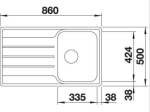 Evier 523030