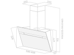Hotte décorative murale PRF0100993C