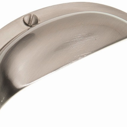 Poignée Coquille inox brossé 44