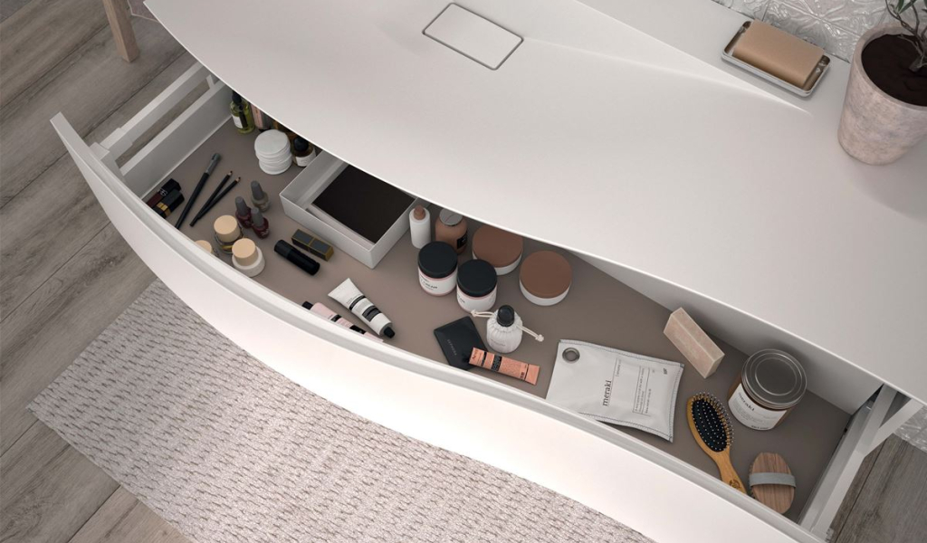 Curl Blanc laqué brillante