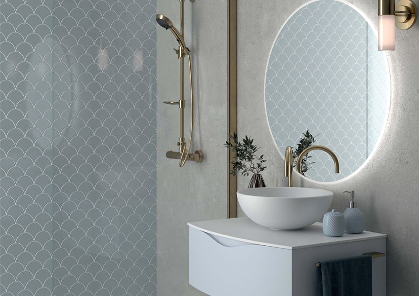 Curl Blanc laqué brillante