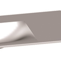 Plan Vasque GSPLAN marbre reconstitué blanc brillant 1200mm