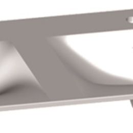 Plan Vasque TEPLAN 2 vasques marbre reconstituées blanc mat 1200mm