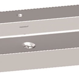 Plan Vasque OGPLAN cuve rectangulaire en solid surface blanc mat 1200mm