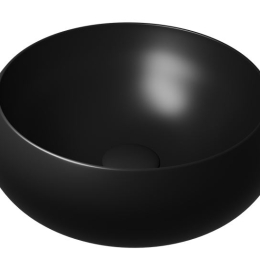 Bol noir mat à poser