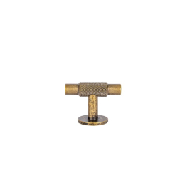 Bouton 101 métal couleur laiton antique