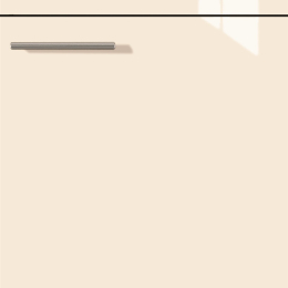 Façade 654 blanc magnolia haute brillance