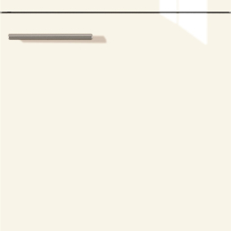 Façade 642 blanc nacré métallisé haute brillance