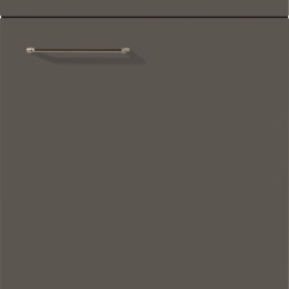 Façade Laque laminate gris ardoise brillant