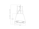 Hotte décorative îlot PRF0089651D