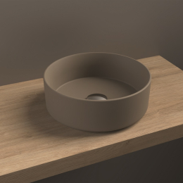 Vasque Polaris céramique grège mat diam. 360mm