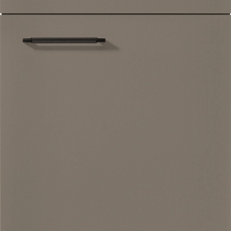 Façade Laque laminate gris taupe ultra mat