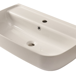 Vasque à poser Céramique blanc brillant AQUA 75