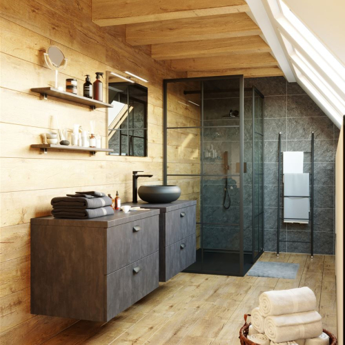 Loft ardoise métallisée