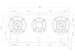 Table de cuisson gaz D56008