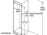 Réfrigérateur combiné KI86NVFE0