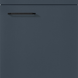 Façade Laque laminate bleu fjord ultra mat