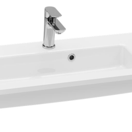 Plan vasque Lindy Céramique blanc brillant 80 cm