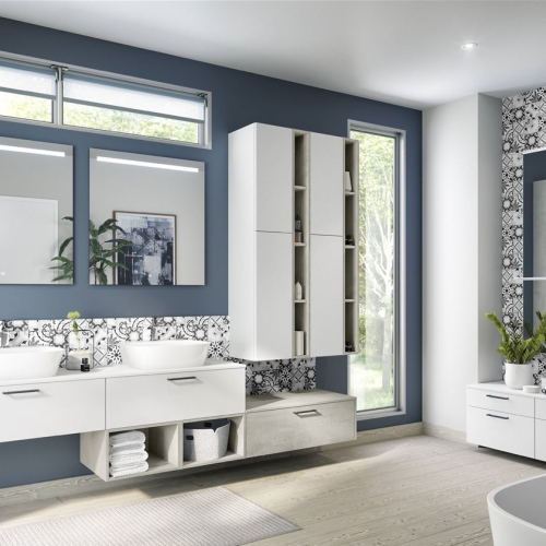 Touch  Laque laminate blanc alpin super mat