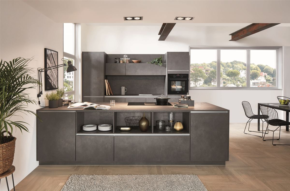 Riva  Décor béton gris terra