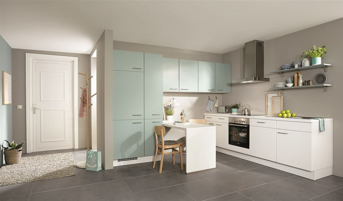 Touch Laque laminate aqua super mat