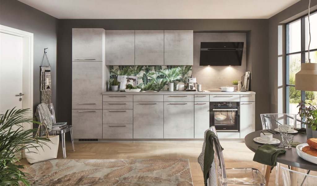 Riva  Décor béton blanc