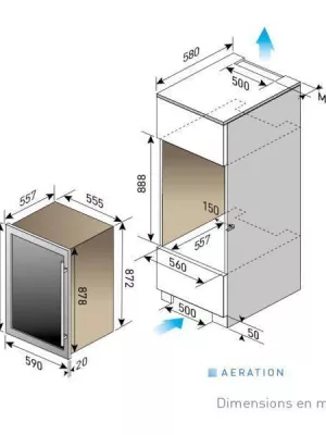 Cave à vin LB555