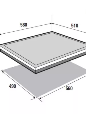 Table vitrocéramique BPV6320B