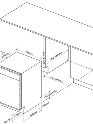 Lave-vaisselle Tout-intégrable DCJ532DQX