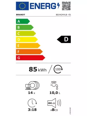 Lave-vaisselle Tout-intégrable BDJ424VLB