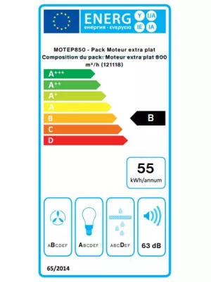 Plafonnier avec moteur PACKSTEL3432