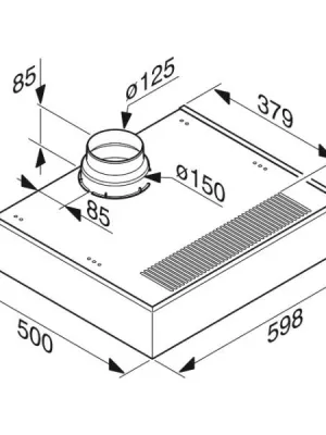 Hotte visière DA1260IN