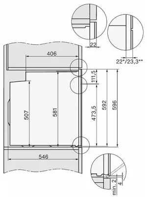 Four pyrolyse H7264BPNR