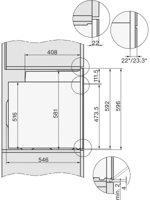 Four pyrolyse H7161BP