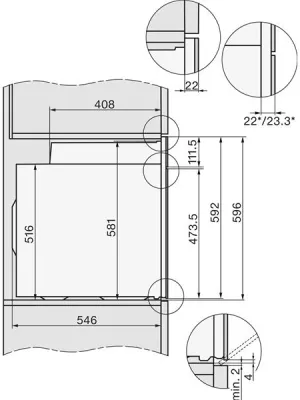 Four pyrolyse H7260BPGR