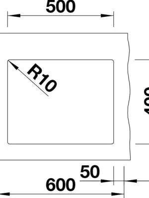 Cuve sous plan 523432