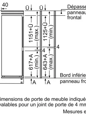 Réfrigérateur combiné KI87VVFE1