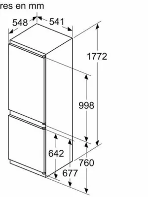Réfrigérateur combiné KI5862SE0S